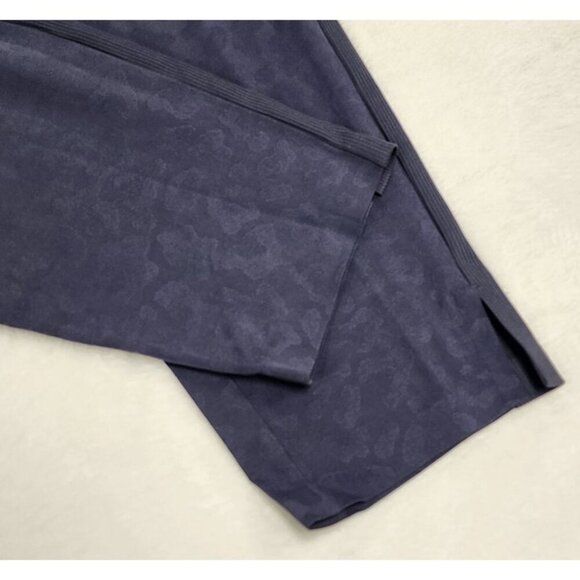 Athleta Brooklyn Textured Jumpsuit Leopard Size 6 Sleeveless Gray Violet - Picture 7 of 8